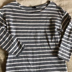 J. Crew 3/4 sleeve casual top